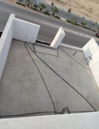عزل حراري بالفوم قبل التنفيذ